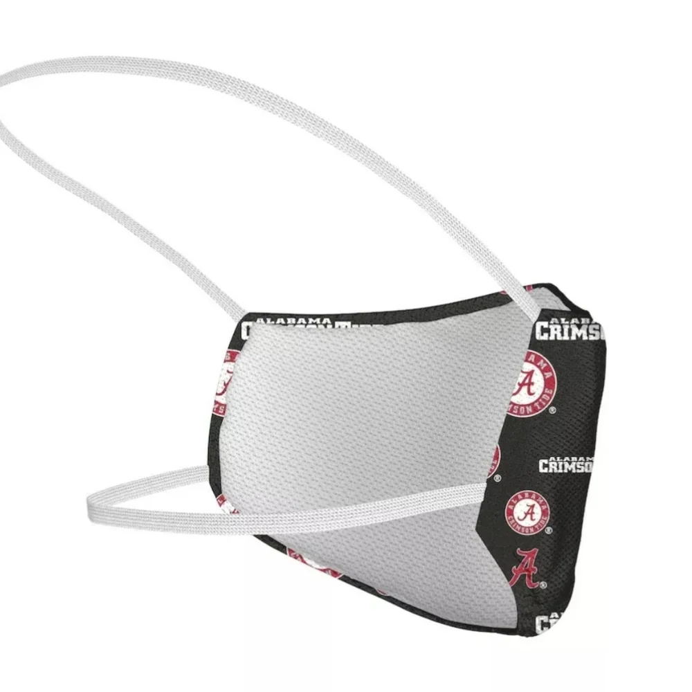 Alabama Crimson Tide Fanatics Branded Adult All Over Logo Face Covering 3-Pack